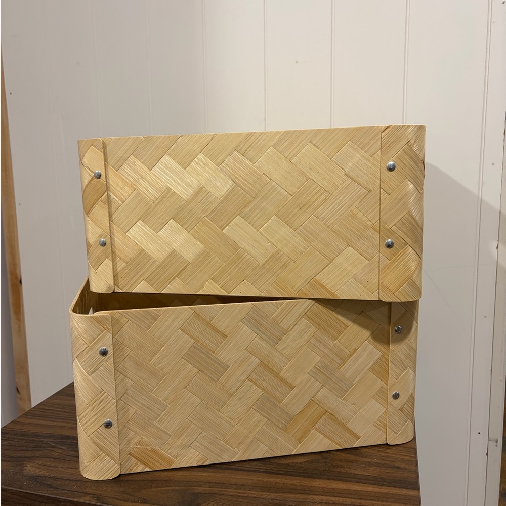 IKEA Beige Woven Baskets